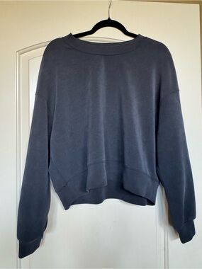 lululemon athletica Washed Charcoal Crewneck Pullover